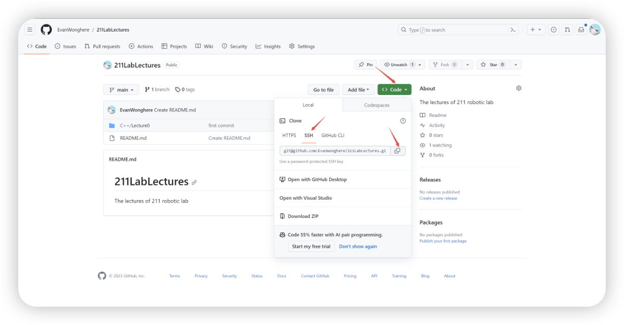 GitHub Clone