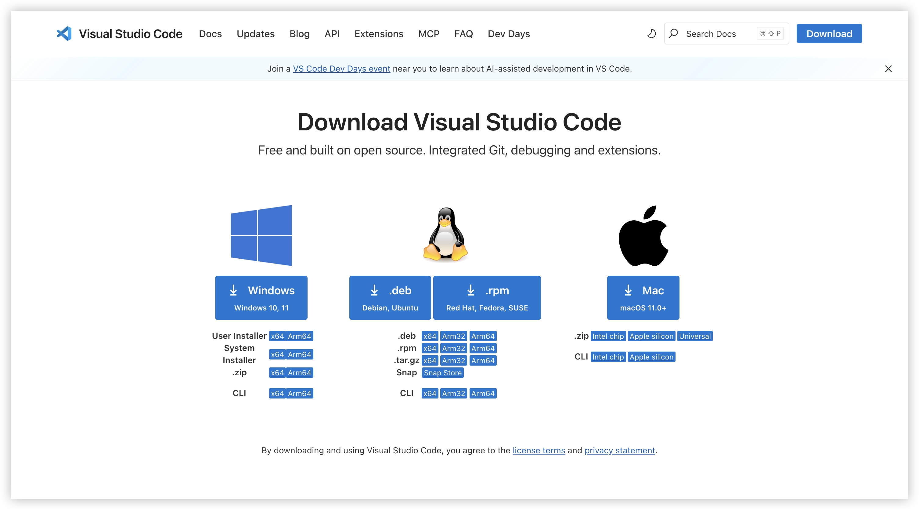 Download Visual Studio Code