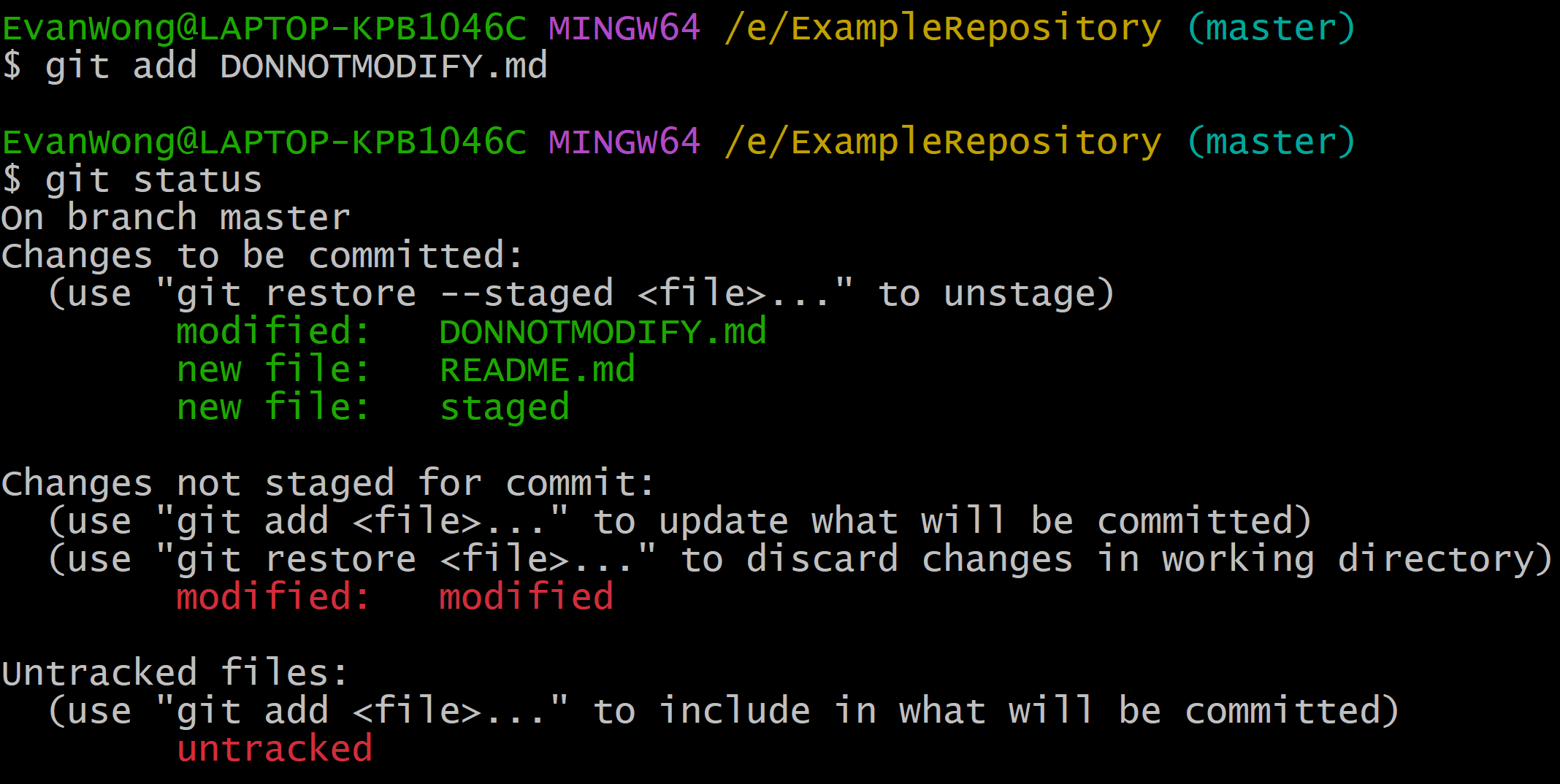 Add Modified File